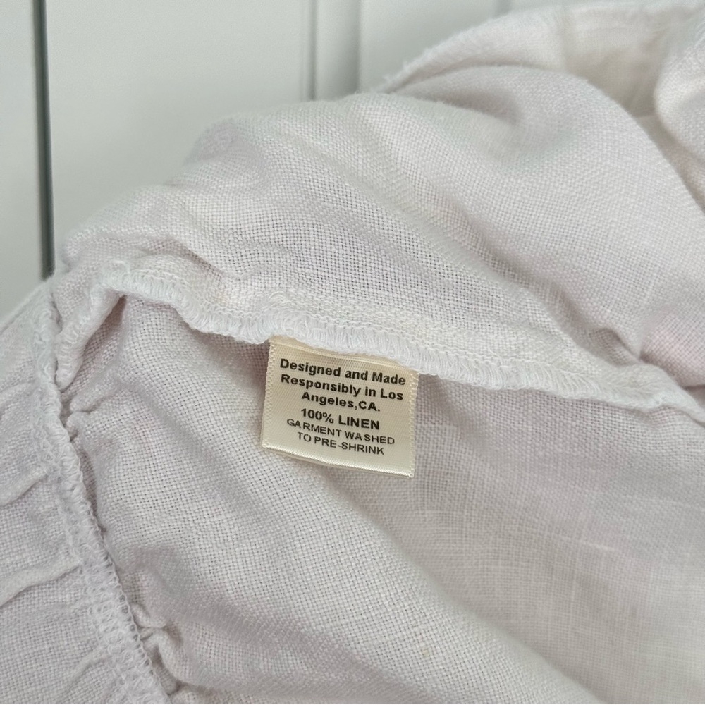 LA RELAXED Linen Simple Pant - Picture 3 of 5